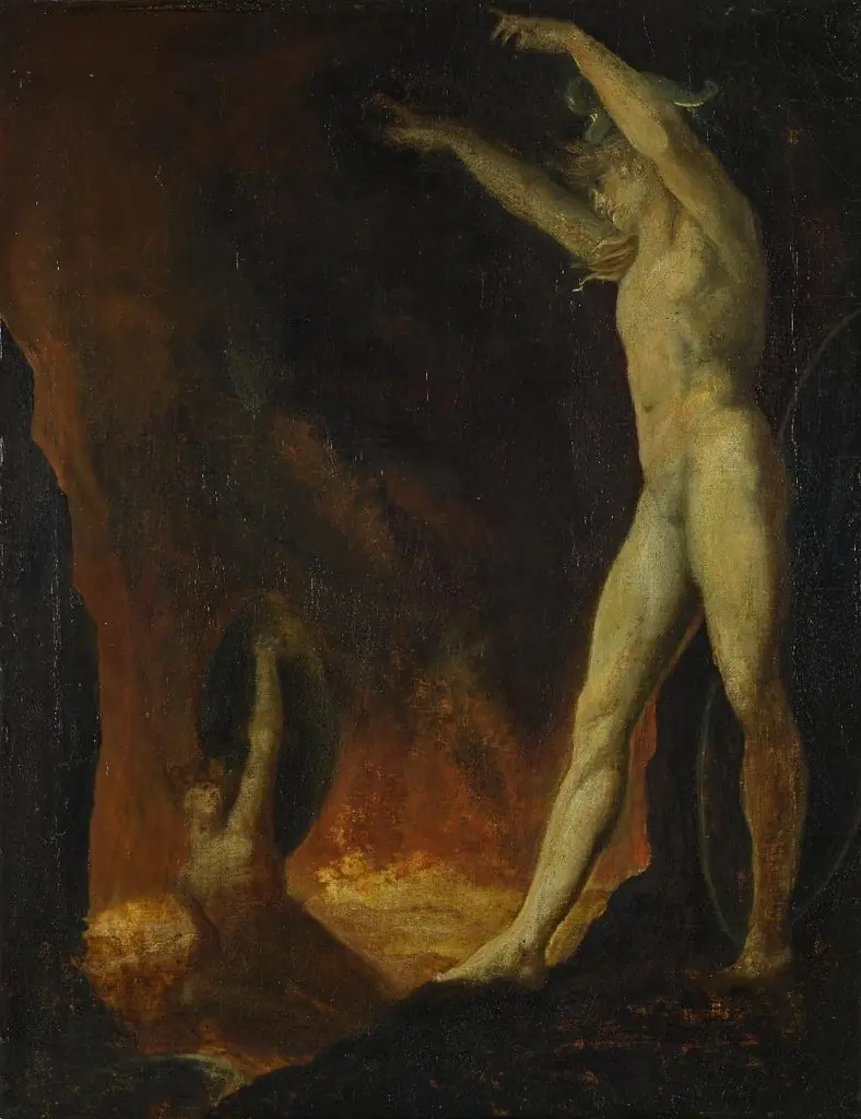 Satan über dem feurigen See, Beelzebub zu sich aufrufend, by Henry Fuseli