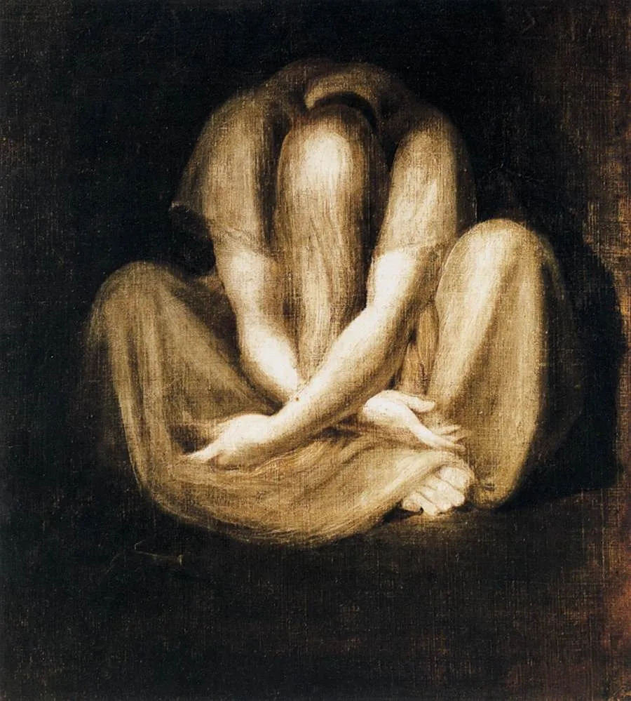 Silence, by Henry Fuseli, oil, 1800