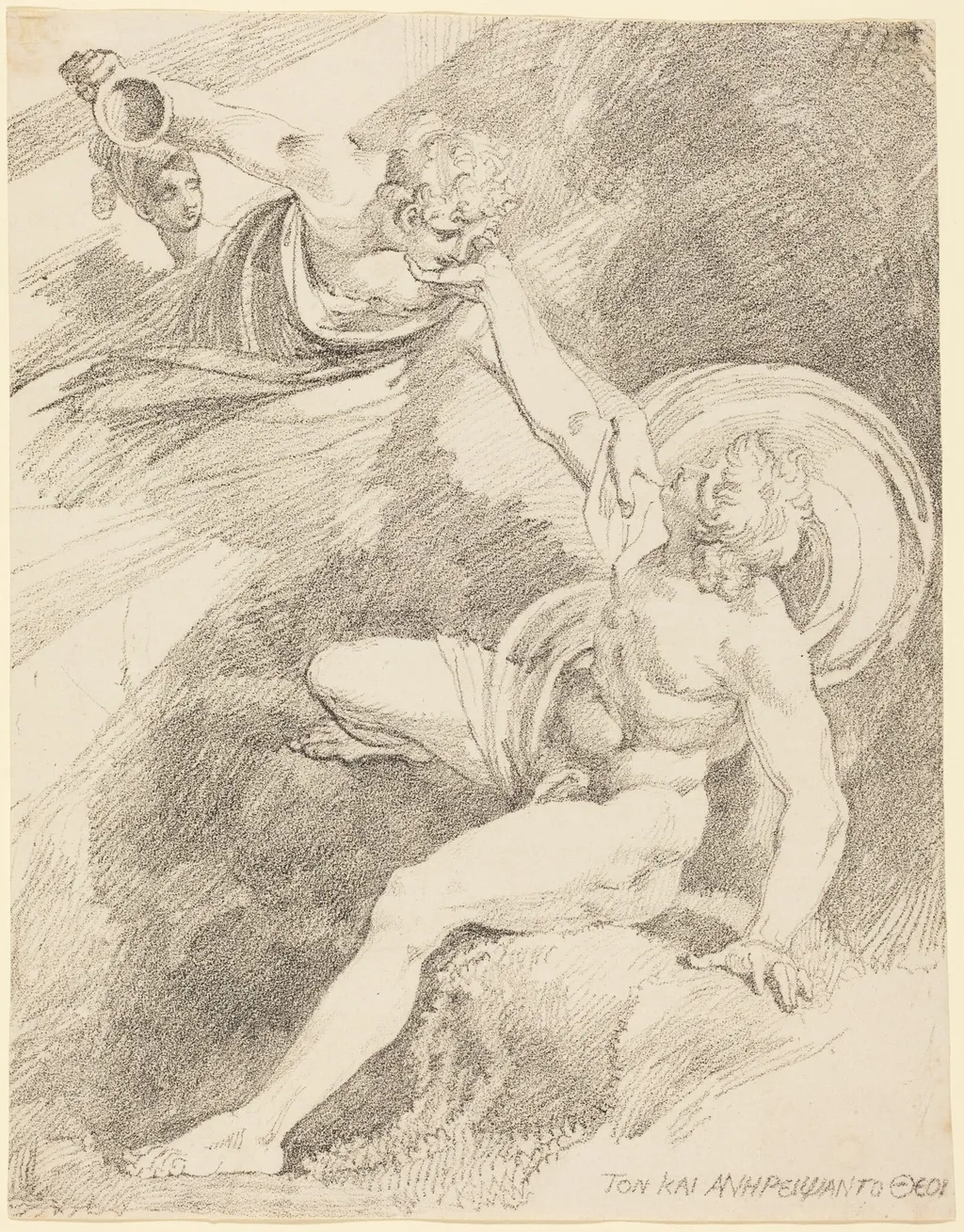 The Rape of Ganymede, by Henry Fuseli, crayon, 1804