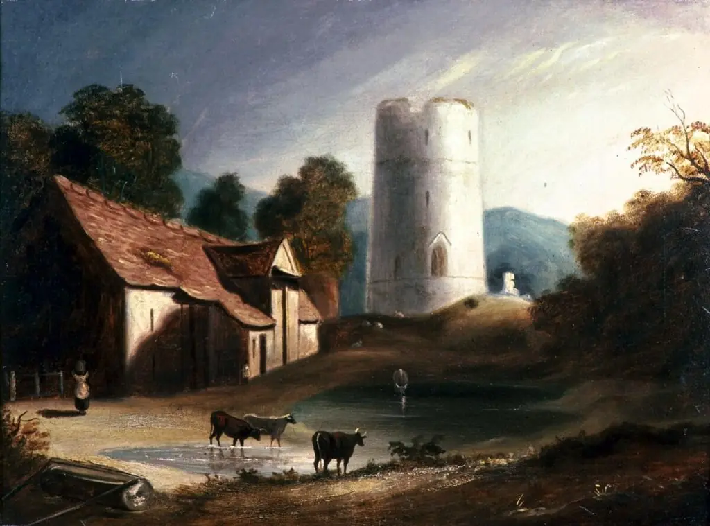 Tretower, by Henry Gastineau