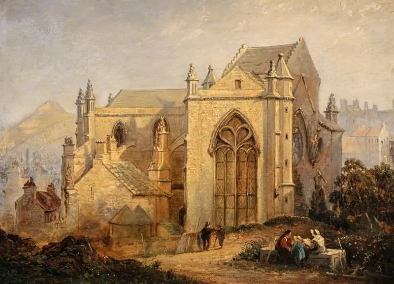 Old Trinity Church, Edinburgh, by Henry Gibson Duguid
