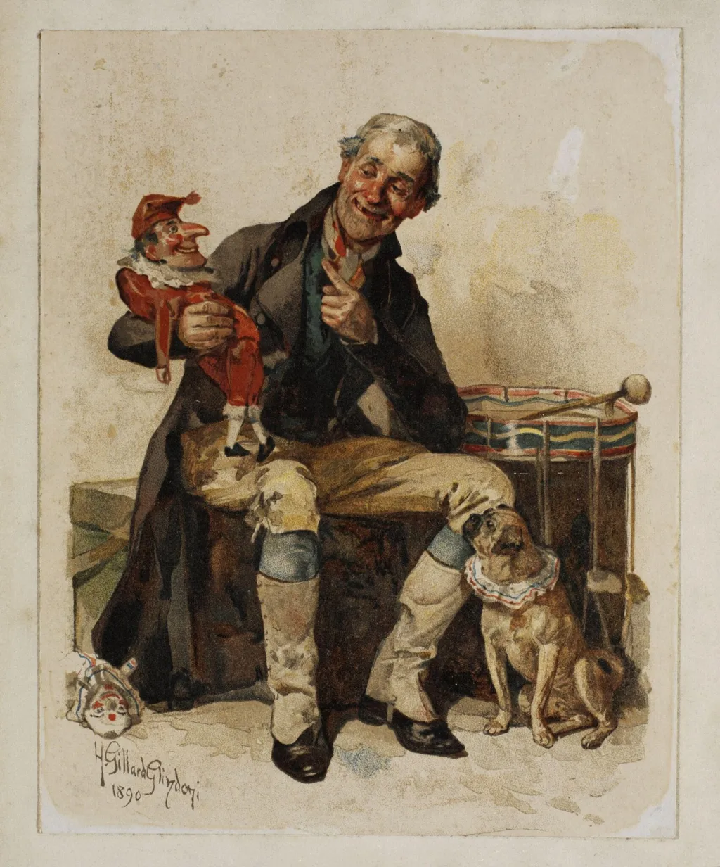 George Speaight Punch & Judy Collection, by Henry Gillard Glindoni, 1890