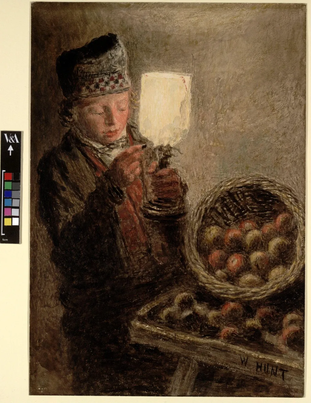 The Doubtful Coin, by Henry Hunt, watercolor, 1810