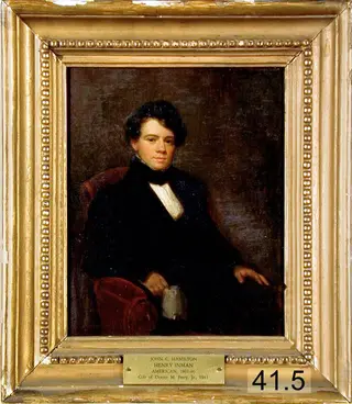 John Church Hamilton, by Henry Inman, 1825