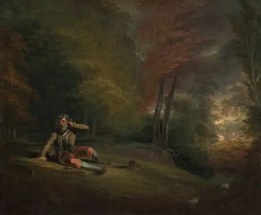 Rip Van Winkle Awakening from his Long Sleep, by Henry Inman