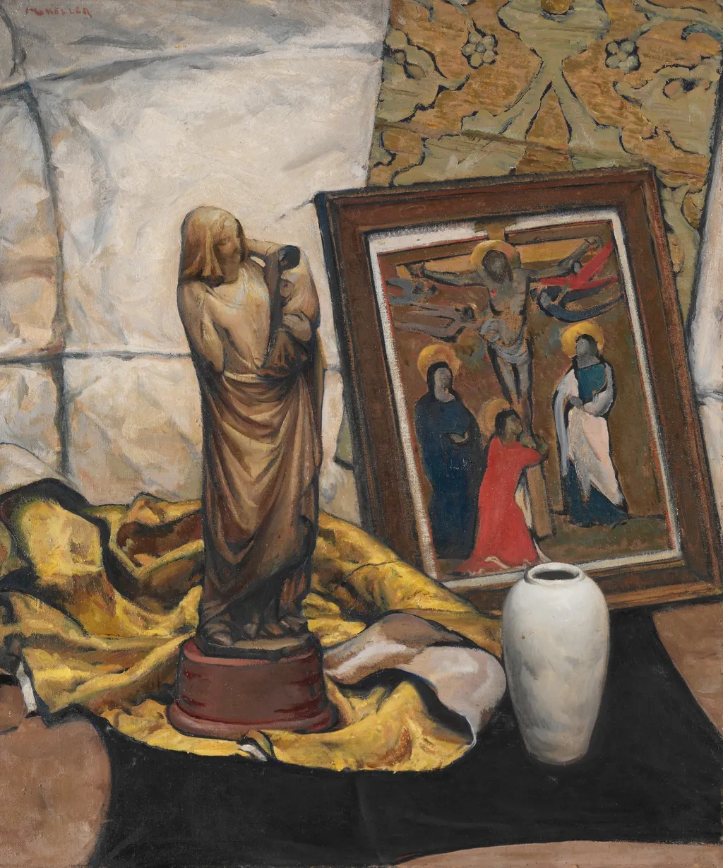 The Madonna of Ivory, by Henry Keller, oil, 1924