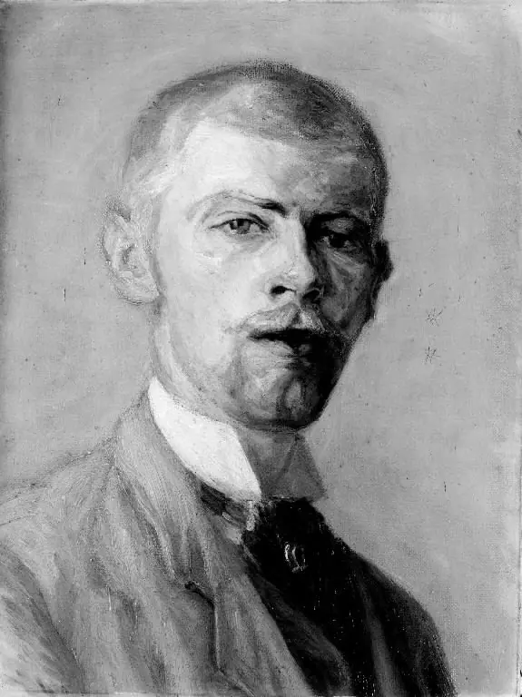 Selvportræt, by Henry Lørup
