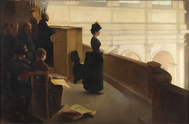 The Organ Rehearsal — Henry Lerolle