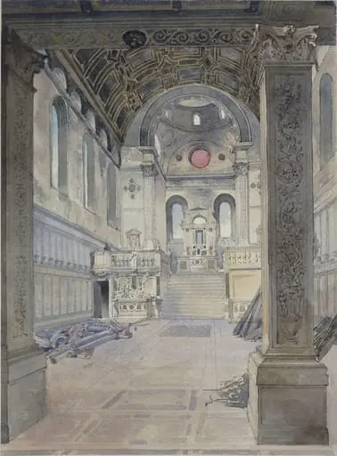 Interior of Santa Maria dei Miracoli, Venice, by Henry Louis Florence