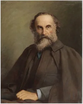 Portrait of Dr John Todhunter (1836-1916), Poet and Physician, by Henry Marriott Paget, oil, 1906