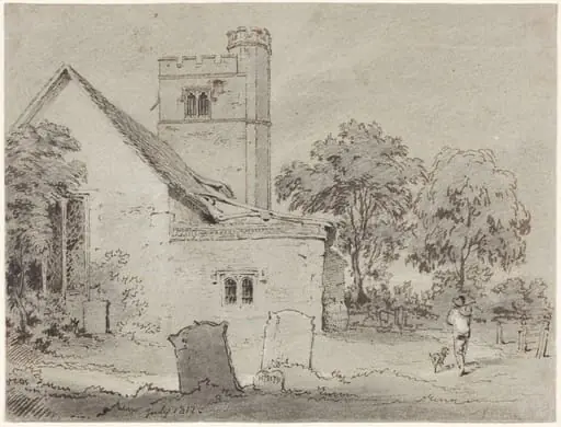 Aldenham Church, Hertfordshire, by Henry Monro