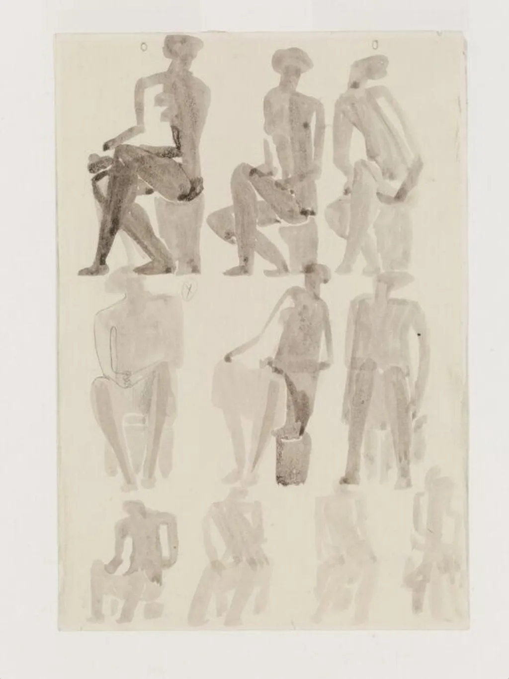 Seated Figures, by Henry Moore, 1931
