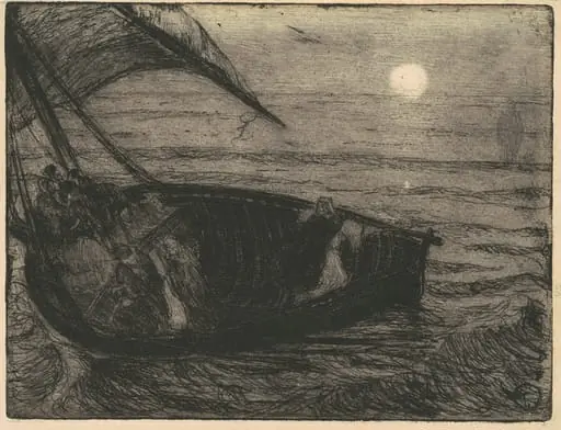Christ Walking on the Water, by Henry Ossawa Tanner