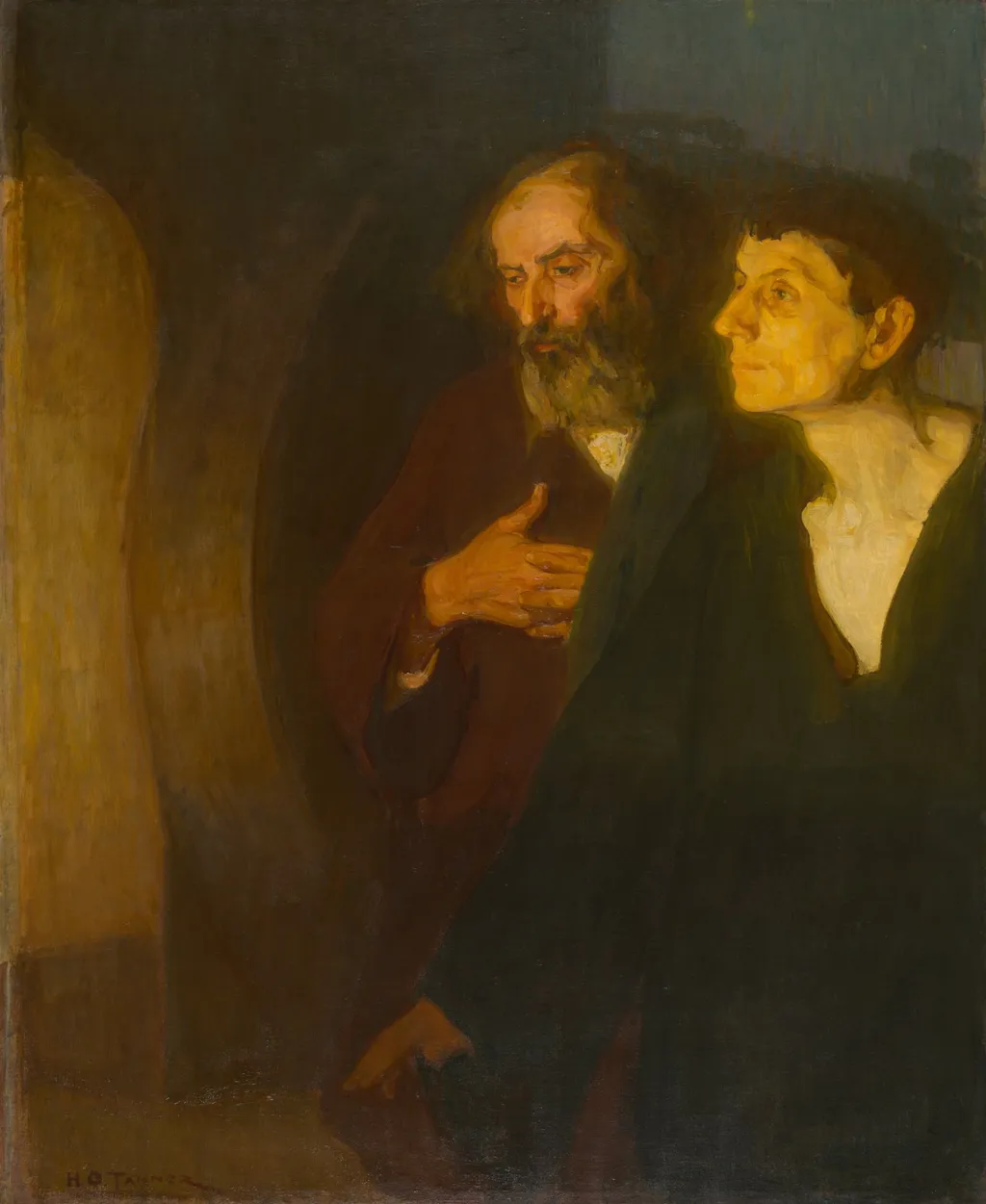 The Two Disciples at the Tomb, by Henry Ossawa Tanner, oil, 1906