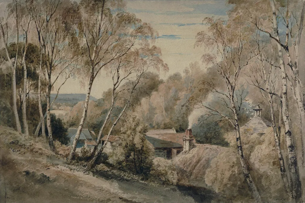 Bromley, Kent, by Henry RA Edridge, watercolor, 1790