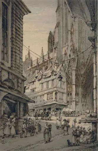 Rouen, by Henry RA Edridge