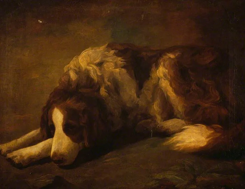 A Dog, by Henry Raeburn, oil, 1799