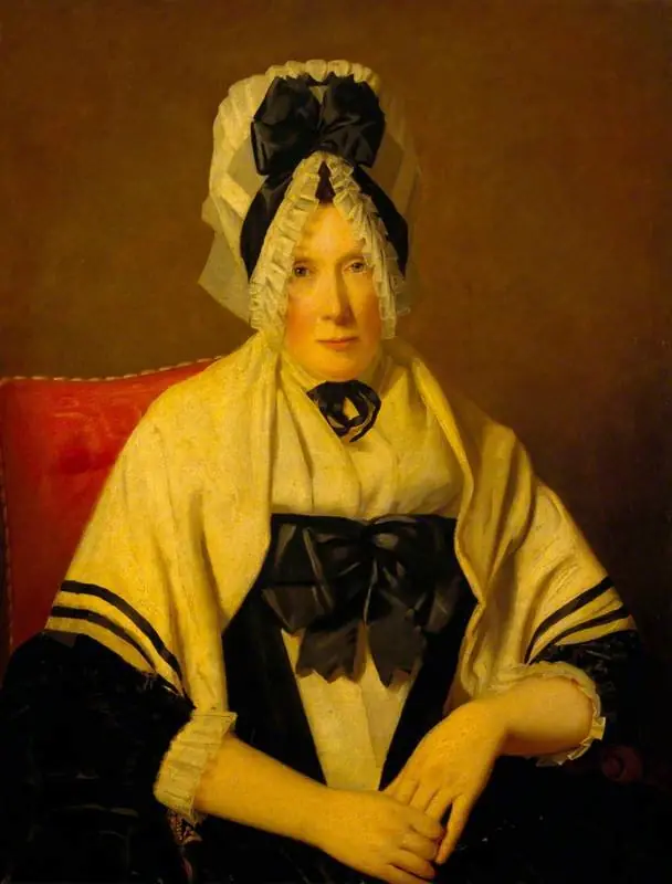 A Lady in a Lace Cap (possibly Ann Edgar, Lady Raeburn), by Henry Raeburn