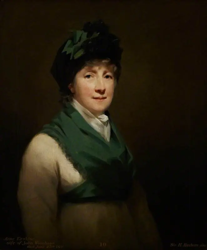 Anne Erskine, Mrs John Wauchope of Edmonstone (1740 - 1811), by Henry Raeburn