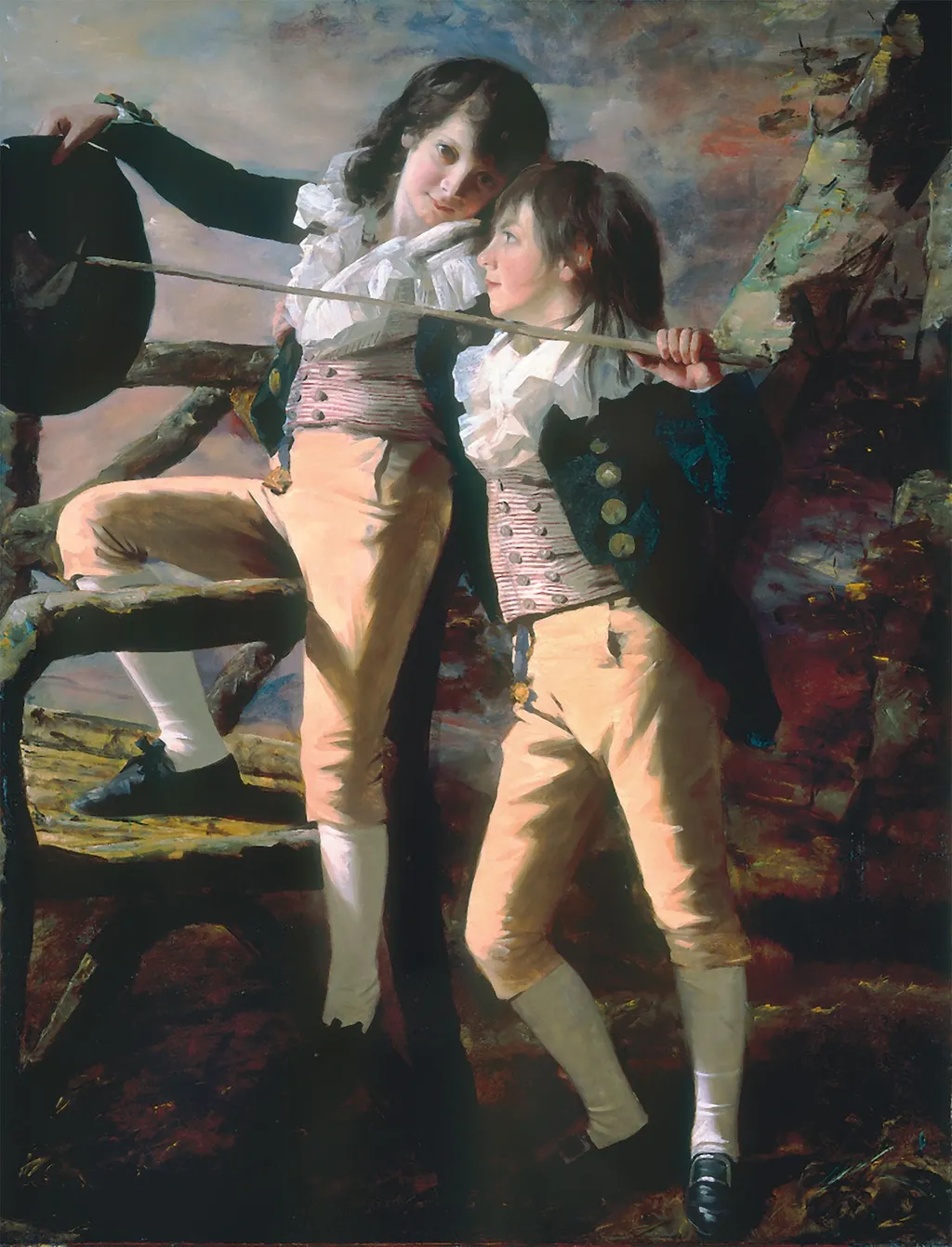 The Allen Brothers (Portrait of James and John Lee Allen), by Henry Raeburn, oil, 1799