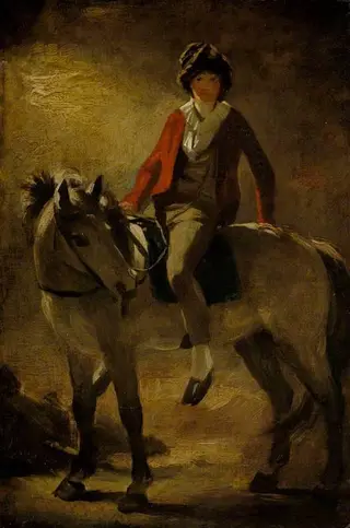 Henry Raeburn (1784 - 1863) on a Grey Pony