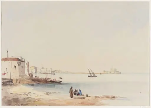An oriental port, by Henry RI Pilleau