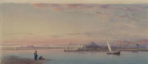 The Nile, near Bulak, by Henry RI Pilleau