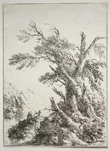 Specimens of Polyautography: Along the Bank of a River, by Henry Richard Warwick