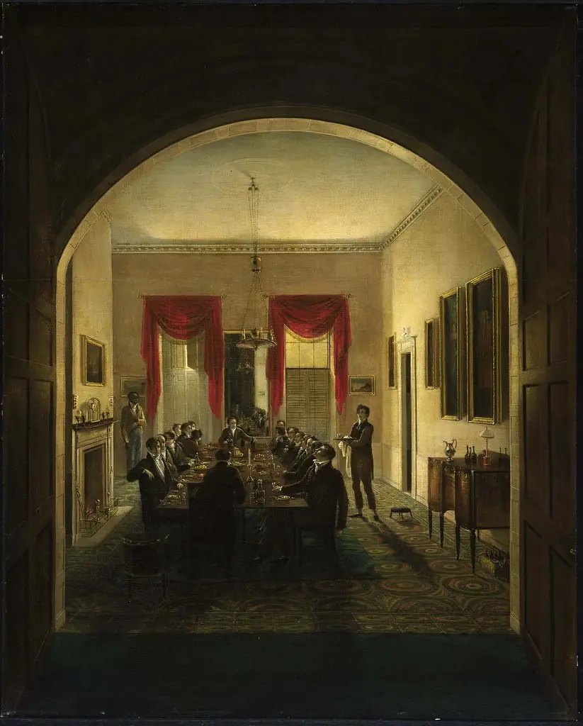 The Dinner Party, by Henry Sargent