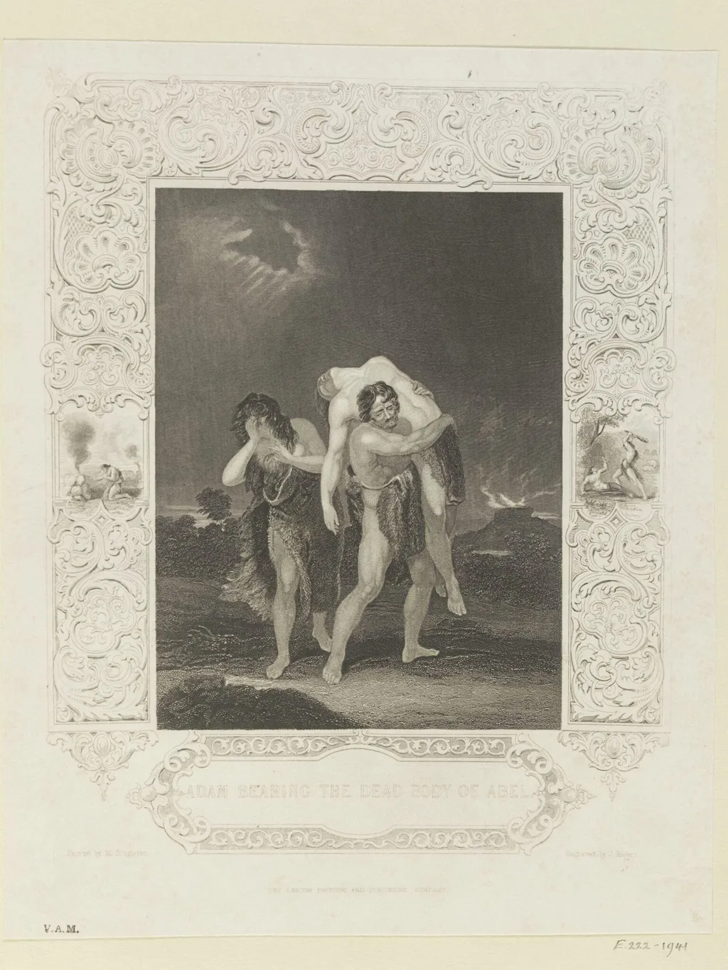 Adam bearing the body of Abel, by Henry Singleton