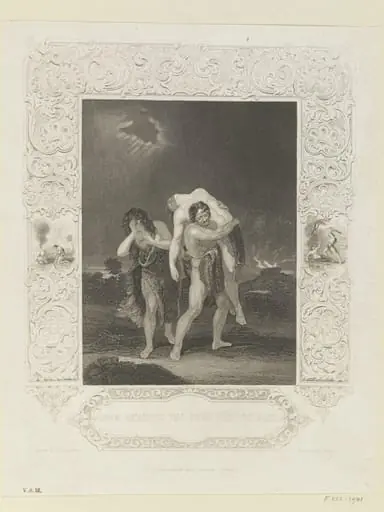 Adam bearing the body of Abel, by Henry Singleton