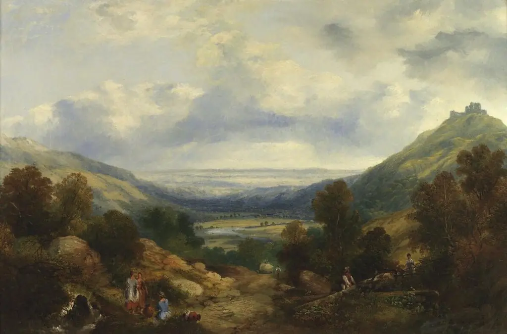 Castell Dinas Bran, by Henry Smyth
