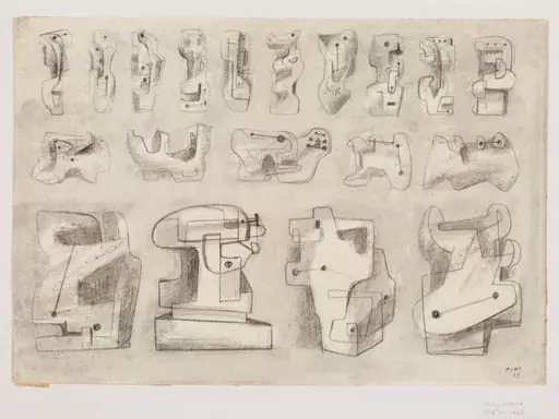 Ideas for Sculpture: Stone Forms, by Henry Spencer Moore