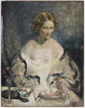 La Toilette, by Henry Tonks, oil, 1936