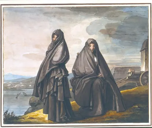 Two Women of Trapani, Sicily, by Henry Tresham