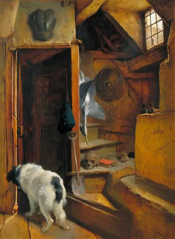 Shakespeare's House, Stratford-upon-Avon, by Henry Wallis