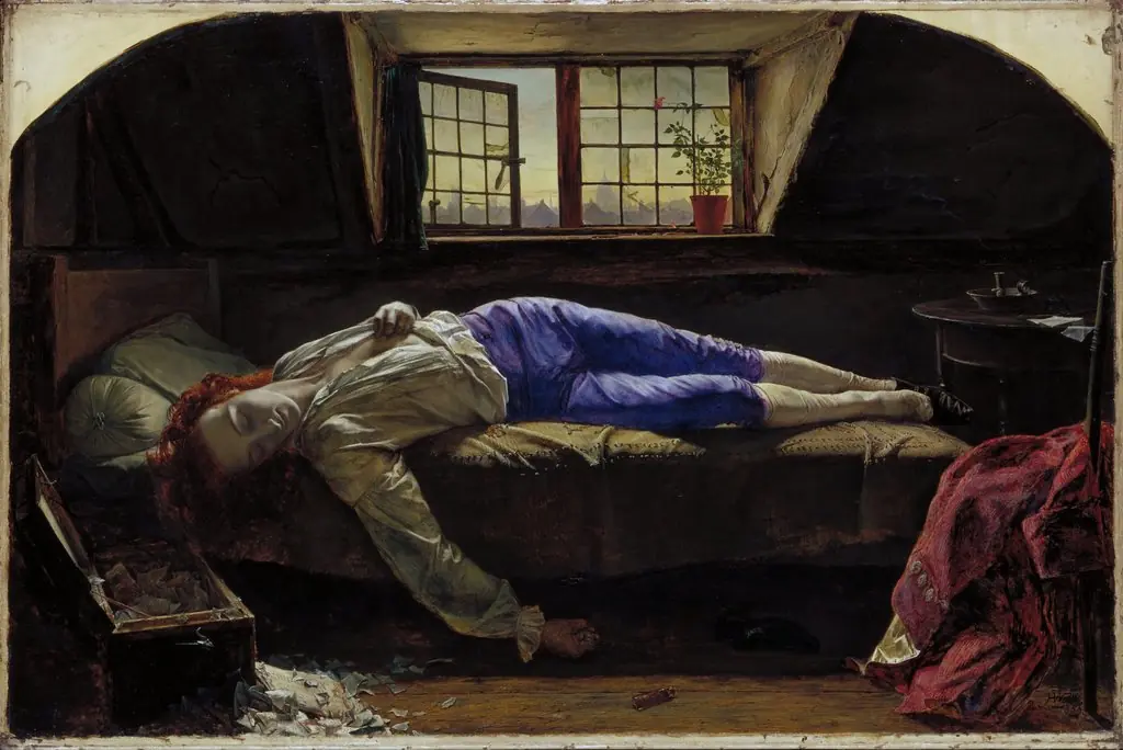 The Death of Chatterton, by Henry Wallis