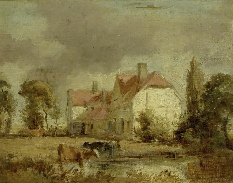 A Farm House, by Henry Walter
