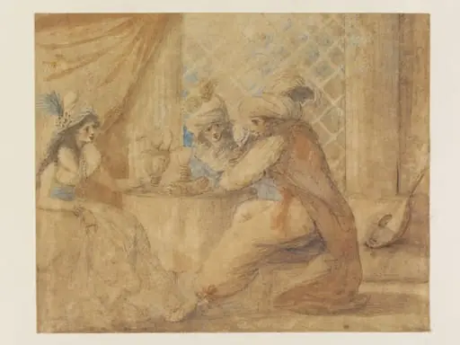 The Beautiful Stranger poisond by her Sister, by Henry William Bunbury