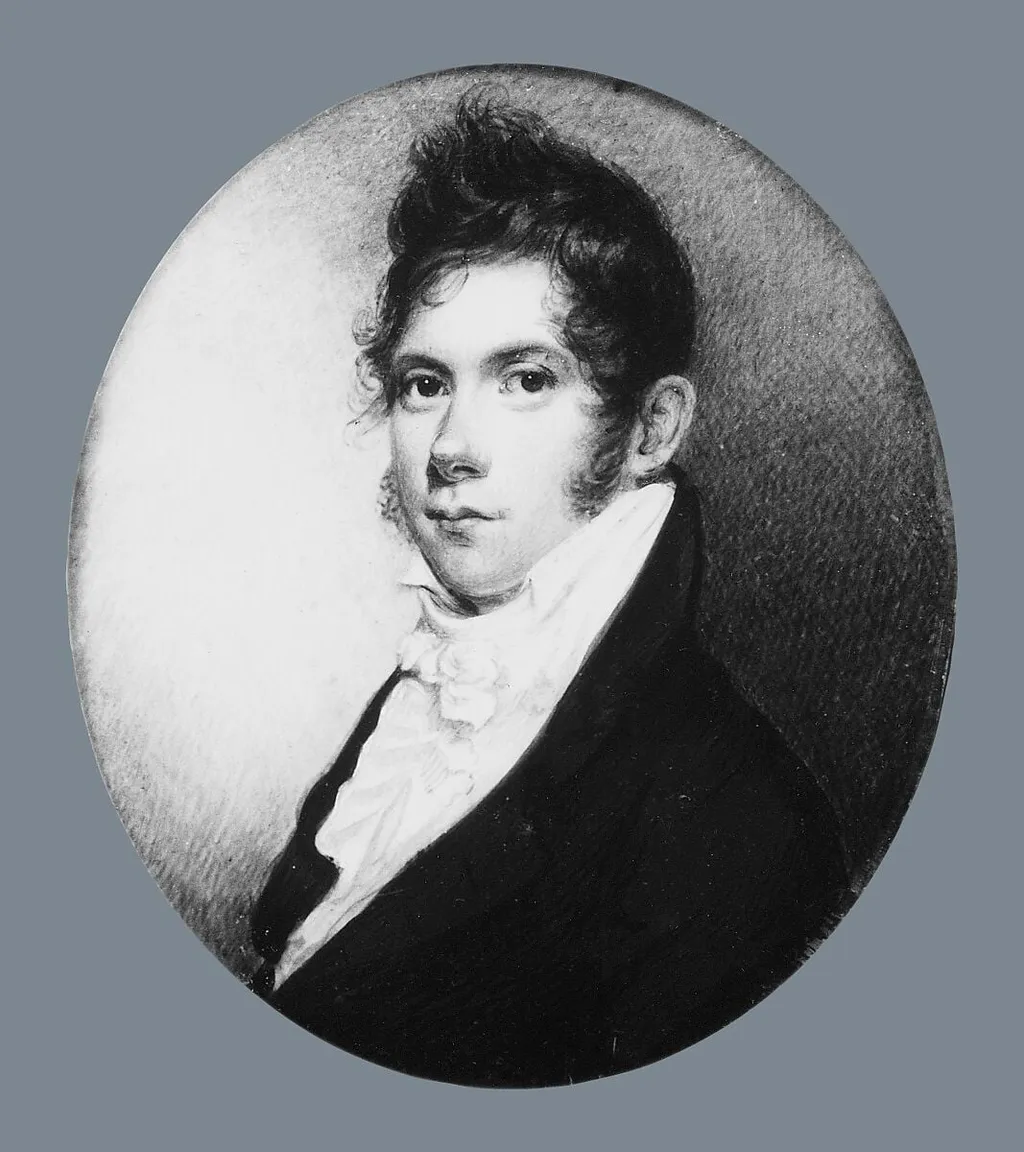 Edward Coverly, by Henry Williams, watercolor, 1812