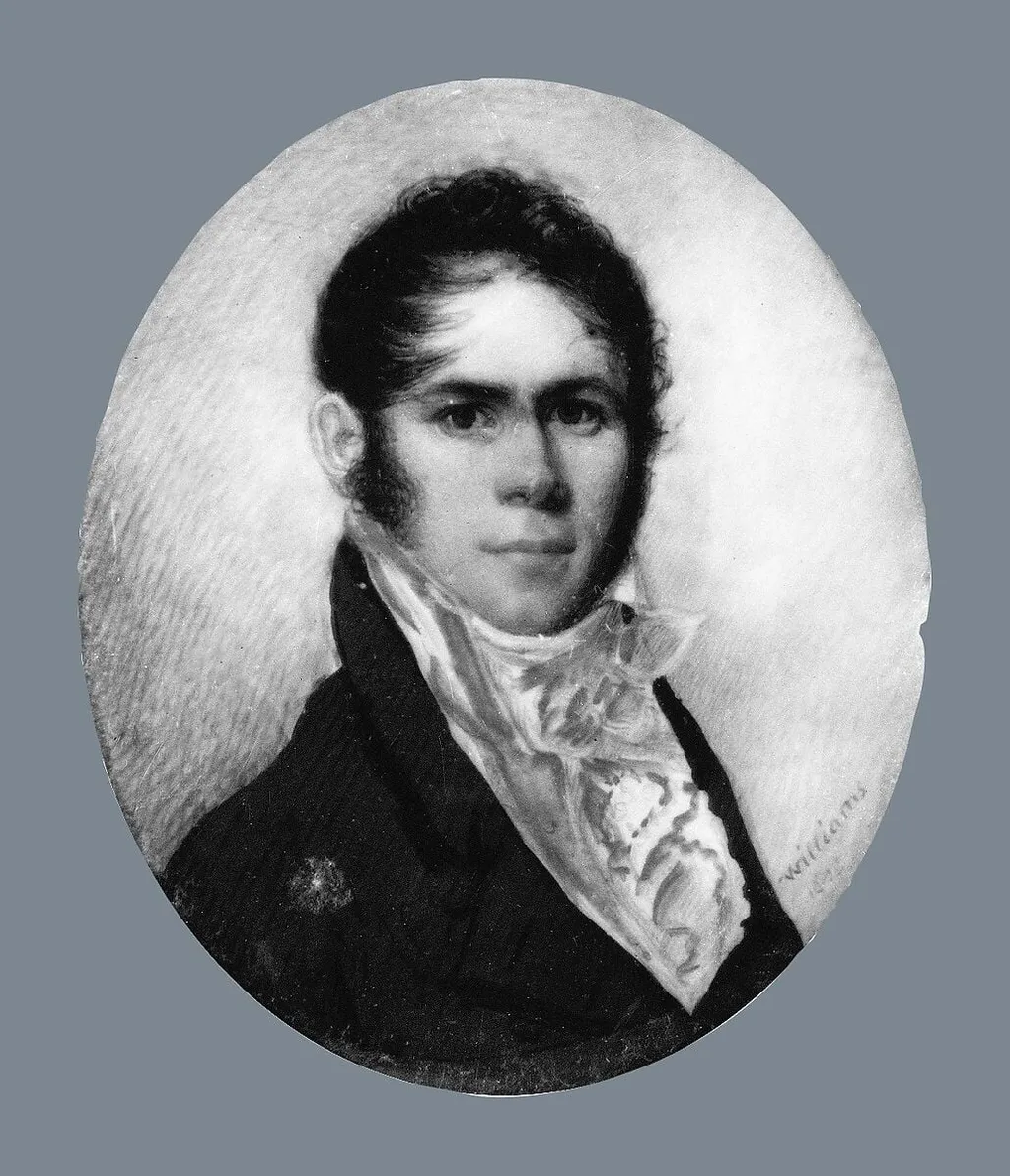 Gorham L. Freeman, by Henry Williams, watercolor, 1813
