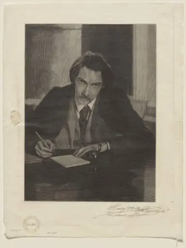 Robert Louis Stevenson, by Henry Wolf