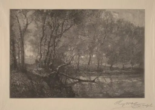 The Mill Pond, by Henry Wolf