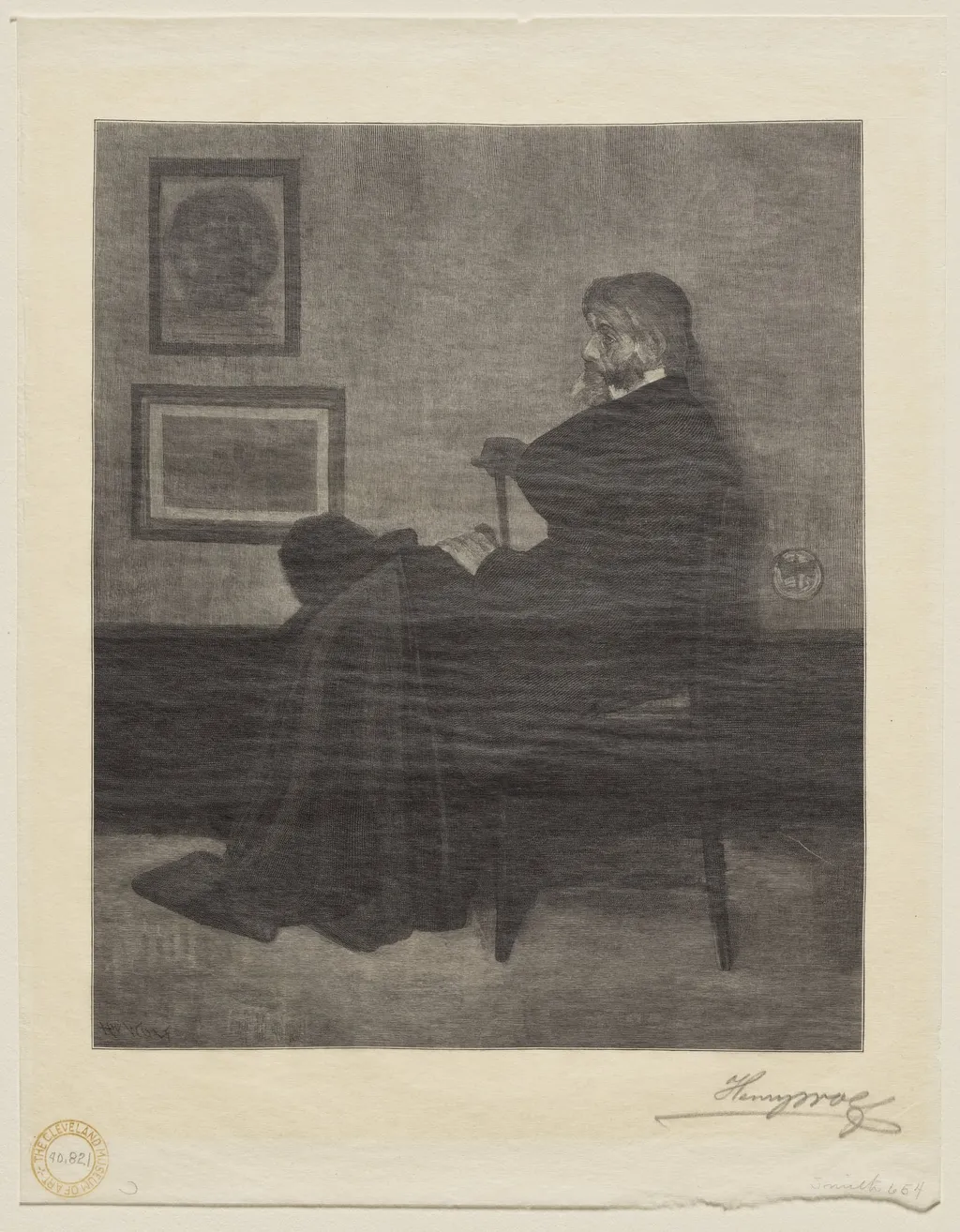 Thomas Carlyle, by Henry Wolf, 1904
