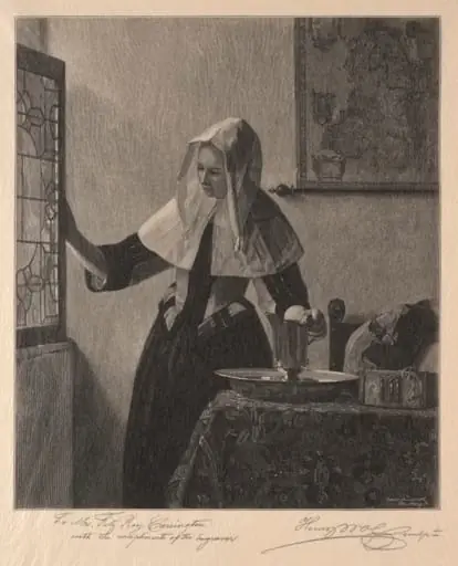 Young Woman at a Window, by Henry Wolf