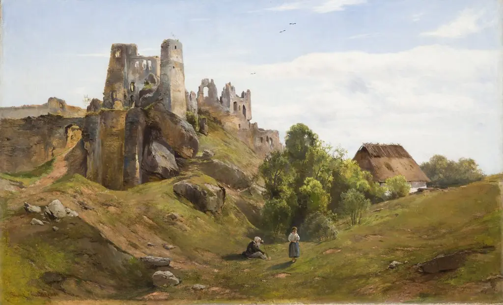 Ruins of Odrzykoń, by Henryk Grabiński