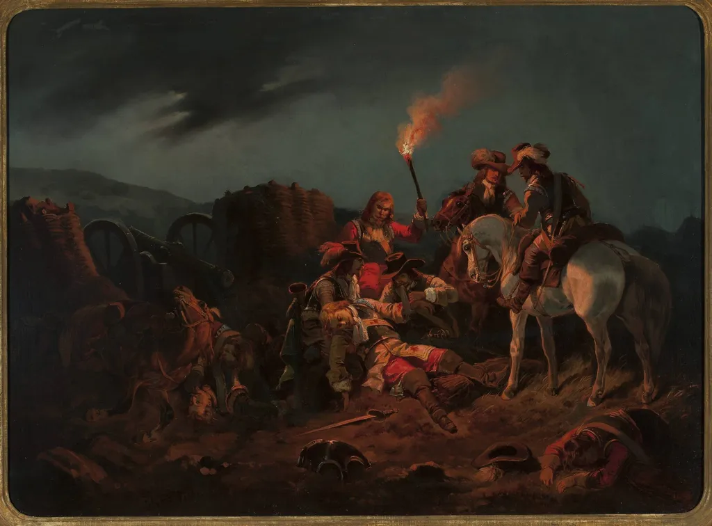 After the battle – The Swedes in Poland in 1655, by Henryk Pillati, oil, 1873