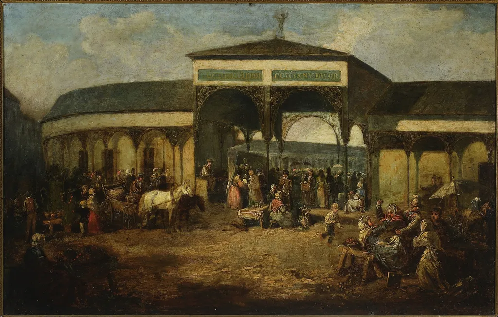 Iron-Gate Square, by Henryk Pillati, unspecified, 1853