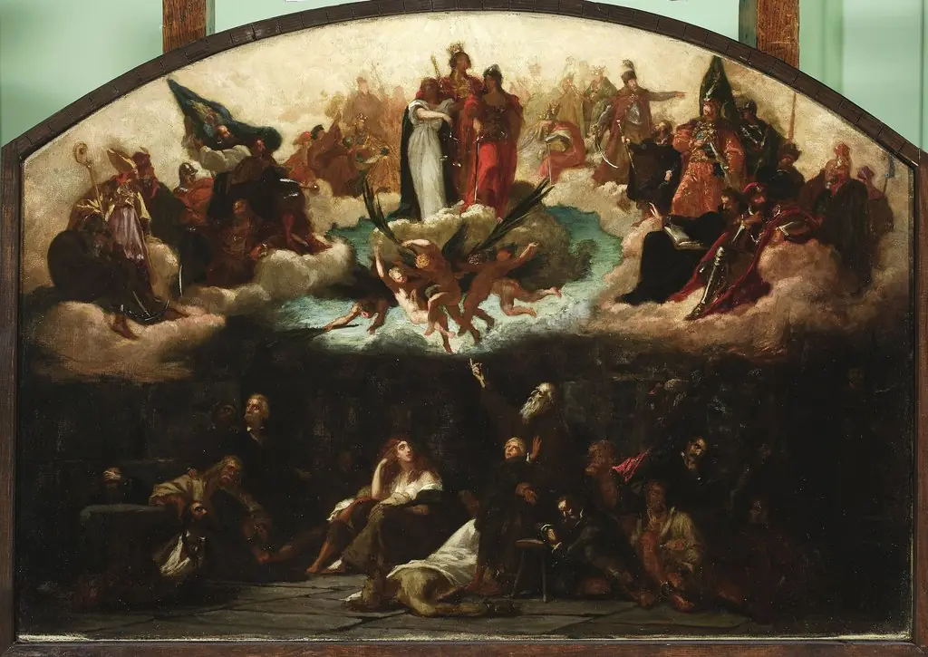 Allegory – “Vision in the prison”, by Henryk Rodakowski