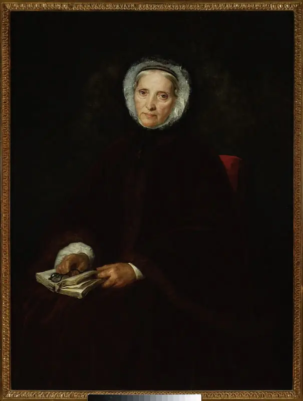 Portrait of Babetta Singer, artist’s aunt, by Henryk Rodakowski